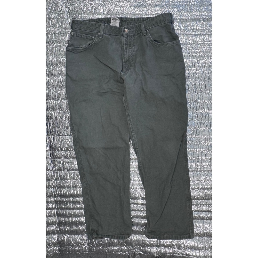 Carhartt WB159 DMS Womens Dark Moss Canvas Work Pants 16x28 Utility Trousers